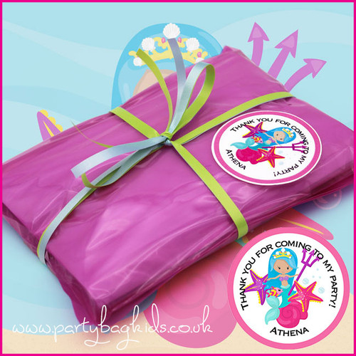 Mermaids Trident Pre-Filled Party Bag in Hot Pink
