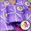 Gymnastic Personalised Party Parcels in Purple