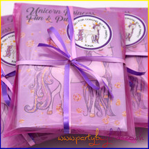 Unicorn Princess Personalised Party Bag in Hot Pink