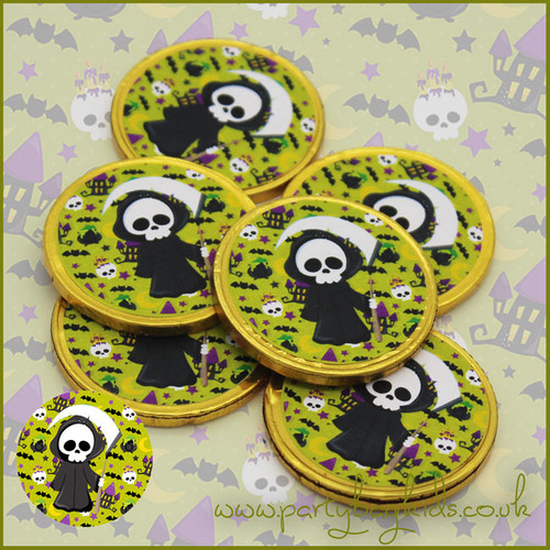 Grim Reaper Chocolate Coin Group