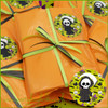 Grim Reaper Party Bag in Baby Blue Close Up