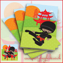 Ninja Party: Ninja Themed Notebooks pk of 3