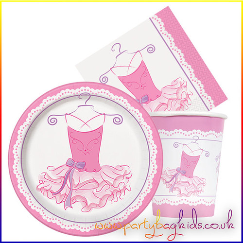 Pink Ballerina Party Pack for Eight