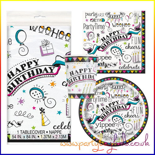 Doodle Birthday Party Pack
