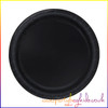 Midnight Black 9 in Round Paper Plate