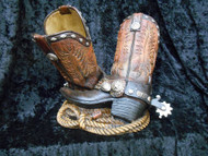 DOUBLE BOOT WINE HOLDER