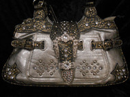 CROCODILE SKIN HANDBAG
