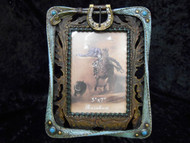 BUCKLE W/ TURQ FRAME