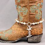 BEADED BOOT CHARM HORSE/BOOT