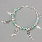 BEADED MULTI WING BOOT CHARM