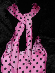 Pink Silk Neck scarf