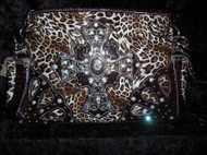 LEOPARD CROSS PURSE
