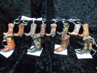 COWBOY BOOT KEY CHAINS DOZEN SET