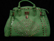 RHINESTONE FLOWER FRONT