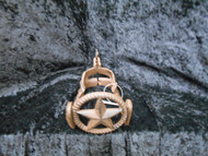 cast iron spur wine holder