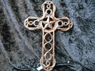 cast iron star rope wall cross