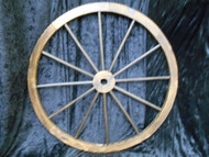 wood wagon wheel