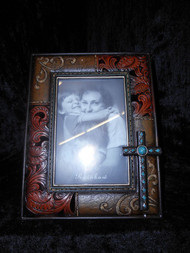 TURQ CROSS 4X6 FRAME