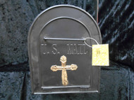 METAL CROSS MAIL BOX