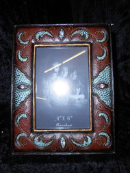 TURQ DIAMON 4X6 FRAME