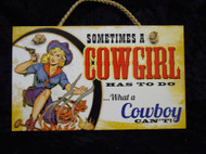 cowgirl has to do
