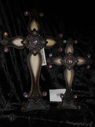 WM 2pc BR/WH TableCrssSet