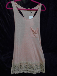 LONGLINE RIB KNIT TANK TOP