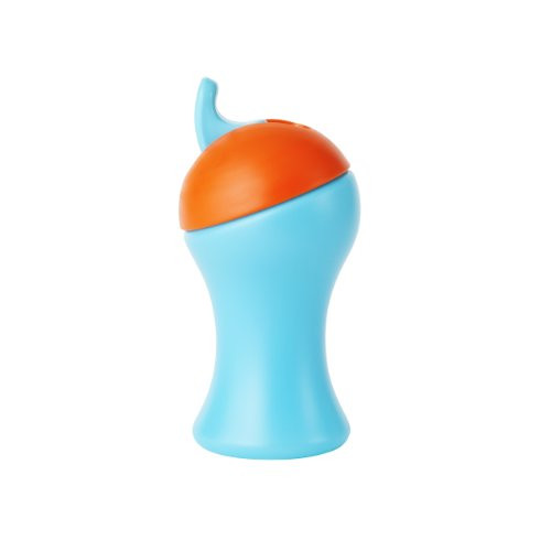 Boon Swig Tall Flip Top Sippy Cup - Blue & Orange