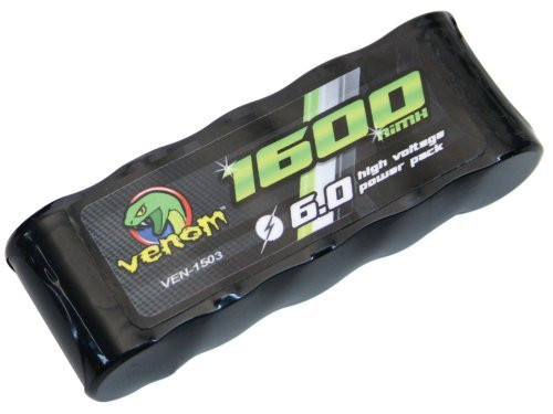 Venom 1504 6V 1600mAh 5-Cell Hump Reciever NiMH Battery for sale online