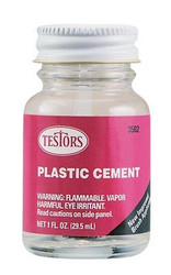 Testors 3527C Non-Toxic Liquid Cement with Applicator 1 oz