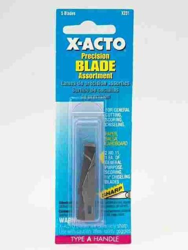 X-ACTO Precision Knife Set - Handle #1 with 5 Assorted Blades