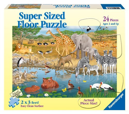 African Animals 3000 Piece Puzzle by Ravensburger
