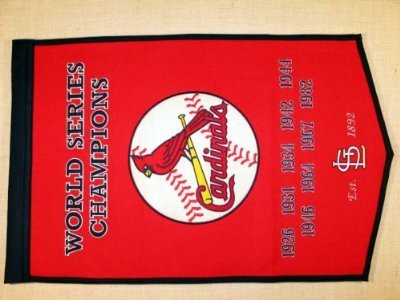 St.+Louis+Cardinals+Banner+24x36+Wool+Dynasty for sale online