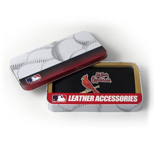 St. Louis Cardinals Embroidered Leather Checkbook Cover