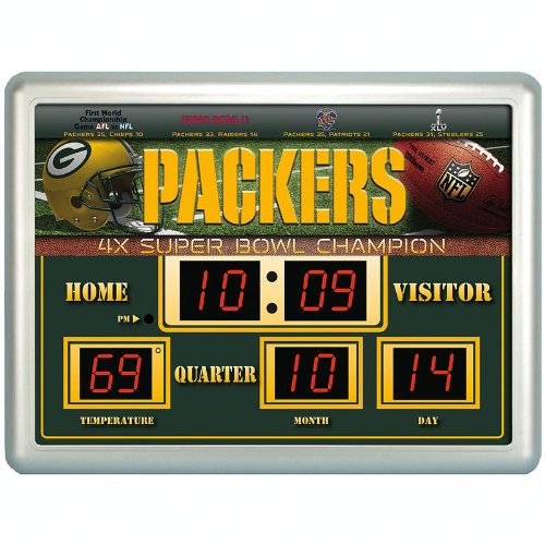 Green Bay Packers NFL Desk Clock