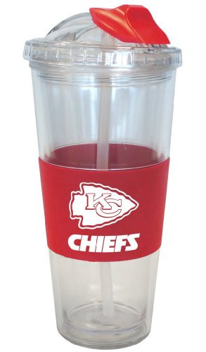 Kansas City Chiefs No Spill Straw Tumbler