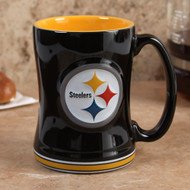 Pittsburgh Steelers Sculpted Relief Coffee Mug