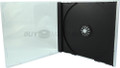 10.4mm Standard Black 1 Disc CD Jewel Case