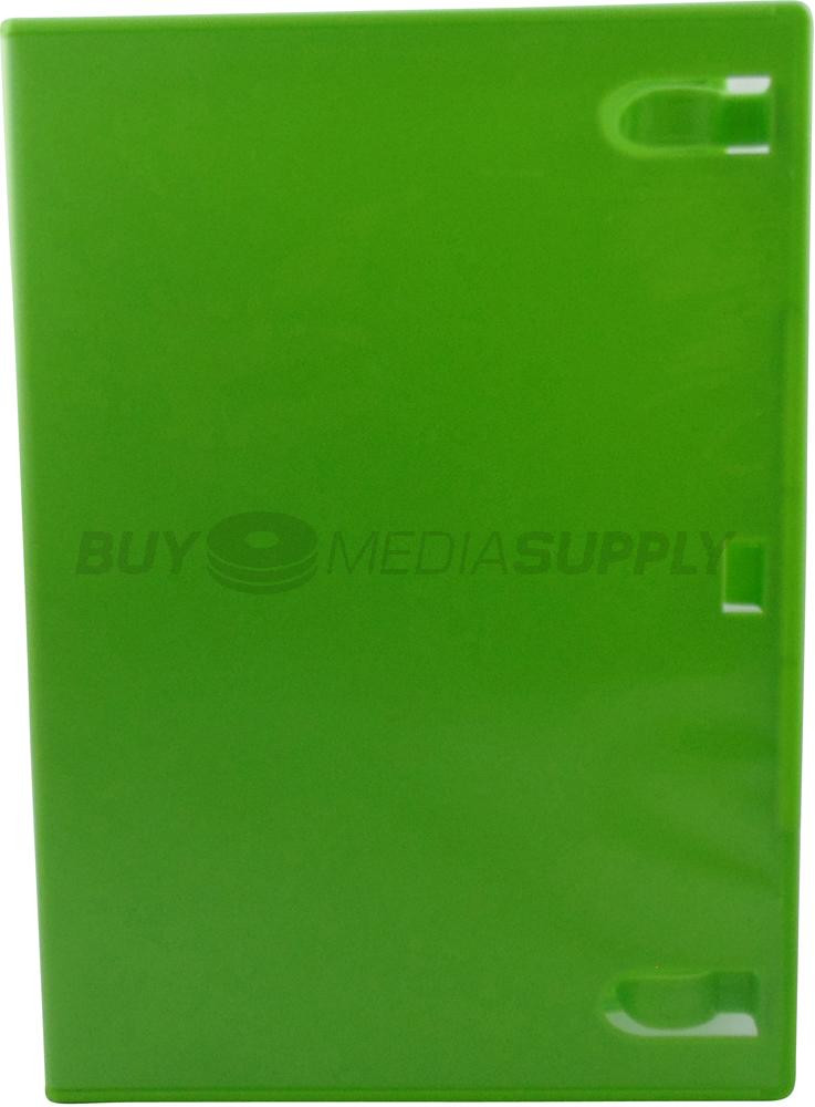 CheckOutStore Premium Standard Single 1-Disc DVD Cases 14mm Green / 25