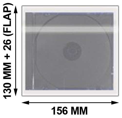 NEW 1000 OPP Resealable Plastic Wrap Bags for Standard 5.2mm CD Slim Jewel Case