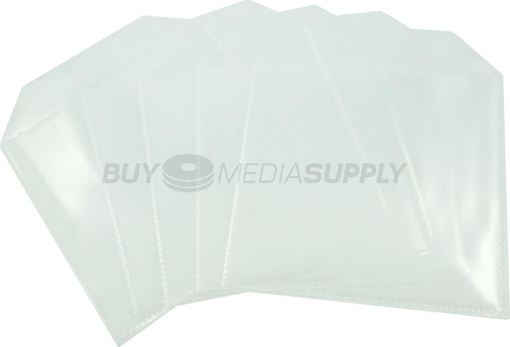 120g Clear CPP Plastic Sleeve with Flap 