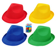 SC006 Fedora Hat $3.00 plus GST
Our ultra cool fedora hats are sure to be a winner!  One size fits all.  Available in 4 colours: red, blue, green and yellow.  

