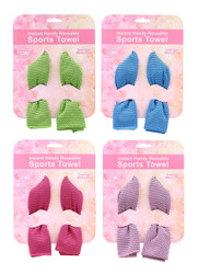 MD2414 Sports Towel

$2.40 plus GST

Our Sports Towel is a must have for Mums who like to sweat it out!  Whether walking, pilates or the gym is your thing, make sure you keep one handy!  Product measures 88 x 29cm.  Team it with our new Premium Drink Bottle for the ultimate gift pack. New colours.

Product Info: a cool fibre gym towel that comes in 4 colours: hot pink, pale pink, blue and green.