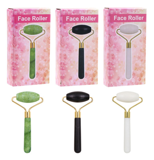 MD2424 Face Roller

$3.40 plus GST

Self-care starts here!  Make time for yourself each and every day.  Our luxe Face Roller is a must have accessory in your beauty bag!  Great for your skin and relaxation!  Product measures 11 x 5.5 x 2cm.

Product Info: a jade face roller suitable for your skin care and self-care routine.  Available in 3 colours: jade, black and white.