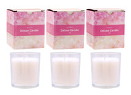MD2440 Deluxe Candle

$4.80 plus GST

Create instant ambience with our new Deluxe Candle and transport yourself somewhere tropical!  Coconut, orange and vanilla will have you holiday dreaming!  Product measures 7.5 x 9cm, 200g.  Comes in a box.  New product.

Product Info: a large 200g candle in glass votive, available in 3 fragrances: coconut, orange and vanilla.