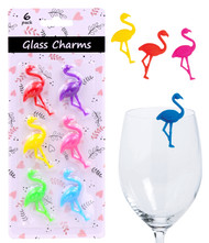 MD2454 Glass Charms
$
Don’t you hate it when someone takes your glass at a party?!  Well, with our gorgeous silicone flamingo Glass Charms, you’ll always know which glass is yours!!  Packaging size 23.5 x 10cm, individual charms are 5 x 3cm.  
Product Info: a 6pk of silicone glass charms that affixes to your glass so you can identify which glass is yours.  Comes in a 6pk of assorted colours: pink, purple, yellow, green, blue, and red.
