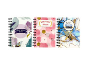 MD2459 Spiral Notebook

$1.80 plus GST

Notes, memos, affirmations…whatever it is you need to jot down, our beautiful Spiral Notebook is your go-to.  Pair it with our Fancy Pen for extra gift giving.  Product measures 11 X 15cm.  New product.

Product Info: an A6 spiral notebook with 80 lined pages, available in 3 designs.