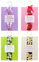 MD2999 Fragrant Sachet

$1.20 plus GST

Our new Fragrant Sachets will bring a delightful fragrance to your wardrobe or storage area.  Available in 4 fragrances: jasmine, rose, lavender and frangipani.  Product measures 17.5 x 25cm, with 5cm handle.  New product.

Product Info: a fragrant sachet suitable for hanging in the wardrobe, available in 4 fragrances: jasmine, rose, lavender and frangipani.