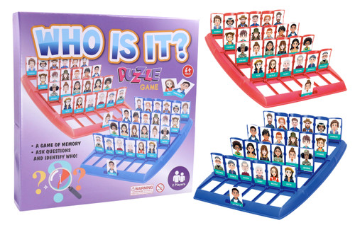 MD2499-7 Who Is It Game

$6.95 plus GST

A classic “who is it?” game that is loved by all.  Enjoy some family fun together and see who wins! Packaging measures 26 x 26 x 4.3cm. New product.

Product Info: a fun game where the aim is to guess your opponent’s character through a series of “yes” and “no” questions.