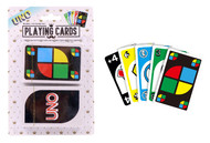 FD2408 Uno
$2.20 plus GST
Can you put a Draw 4 on a Draw 2?!  What rules do you play by?!  Gather the family round for hours of fun and entertainment with Uno!  Great for all ages.  Packaging size 12.5 x 19cm, card size 5.5 x 8.7cm.  
Product Info: a complete deck of Uno cards.